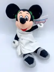 -P NEW THE DISNEY STORE BEANIE BEAN BAG PLUSH MICKEY MOUSE TOGA