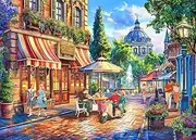 Chalzidar Jigsaw Puzzles for Adults 1000 Pieces, Interlock Perfectly Letter on Back No Dust, Home Decor Birthday Gift Toy for Men Women Elders Seniors, 1:1 Poster - British Street View