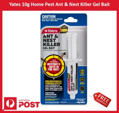 New Yates 10g Home Pest Ant & Nest Killer Gel Bait + Free Shipping