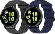 [Blueshaweu] Bleushaweu 18 mm, 20 mm, 22 mm wristband compatible with Garmin Vivoactive 5, soft sports silicone replacement strap compatible with Garmin Vivoactive series/Venu series/Forerunner series