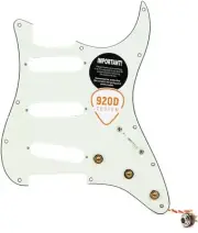 920D Custom Stratocaster SSS Prewired Pickguard - Parchment