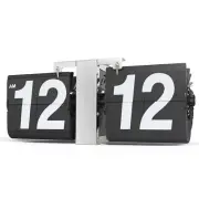 Betus Retro Style Flip Desk Shelf Clock - Classic Mechanical - Digital Display