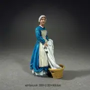W Britain - “Vivian with Clean Linens” Woman with Laundry, 1855-68 #35051