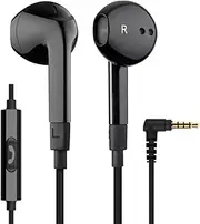 [Ludos] FEROX Wired Earbuds in-Ear Headphones, Earphones with Microphone, 5 Years Warranty, Noise Isolation Corded for 3.5mm Jack Ear Buds for iPhone, iPad, Samsung, Computer, Laptop, Gaming, Sports