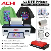 DTF A3 Printer Direct to Film Tshirt Flatbed Heat Transfer EPSON1390 500ML INK