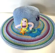 San Diego Hat DayLee Design Hand Crotchet Girls Mermaid Hat 3 – 6 Year NWT