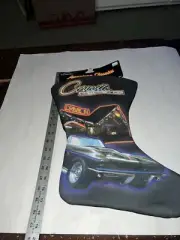 VTG GM AMERICAN CLASSICS ILLUMINATED MUSICAL STOCKING CORVETTE STING RAY