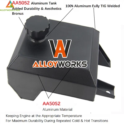 Overflow Tank For Ford Falcon BA BF XR6 XR8 FPV GT FG Aluminum Coolant Header