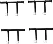 HOLIDYOYO 4pcs Stroller Extension Handle Pram Accessories Stainless Steel Handlebar Extender for Carriage