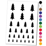 Pine Tree Temporary Tattoo Water Resistant Set