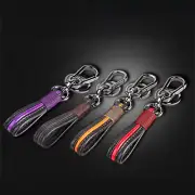 Hot Universal Car Keychain Lanyard Hanging Strap With Metal Key Holder key Ring