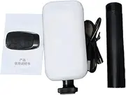 Suesacy Photography Lights LED Lights Direct Broadcast Fill Light RGB Ambient Light with Desktop Cell Phone Stand B