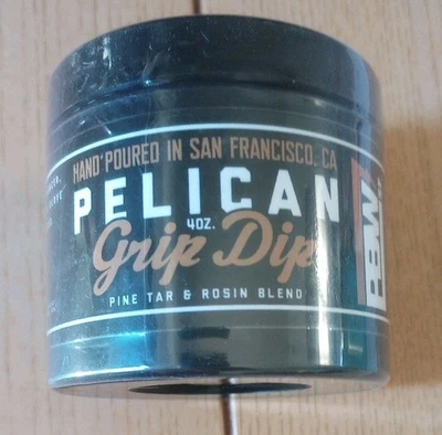 Pelican Bat Wax Grip Dip Pine Tar Rosin Blend 4 Oz Baseball Grip Enhancer