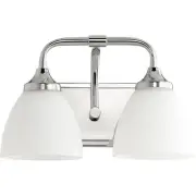 Quorum International 5059-2-62 Enclave Bathroom Vanity Light Polished Nickel