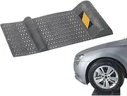Zunetsutock Checker Plate Rubber Flooring - Anti-Slip Floor Mat, Industrial Floor Protector | Heavy Duty Rubber Matting, Waterproof Garage Floor Covering with Function for Workshop, Garage, Shed
