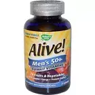 Alive! Men's 50+ Multi-Vitamin & Mineral - 75 Gummies by Nature's Way