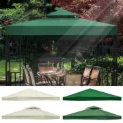 Garden Gazebo Top Cover 3x3M Canopy Replacement Pavilion Roof 1/2 Tier PG