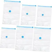 TOGEVAL Maximize Storage 6pcs Vacuum Compression Bags 40x60cm 60x80cm Seal Storage for Clothes Bedding Quilt