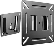 Monitor Wall Mount for 14-24 Inch LED LCD Low Profile Flat Curved Screen TV or Computer, Small Fixed Monitor Bracket with Screw