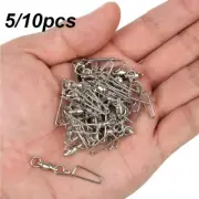 Rolling Swivel Bearing Barrel Fishing Snap Connector with Pin Heavy Duty Ball