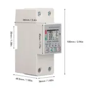 WiFi Smart Power Meter Switch For Tuya Energy Circuit Breaker Protector 63A