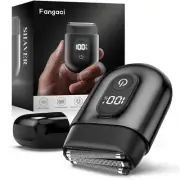 Fangaci Electric Foil Shavers for Men Mini Electric Razor with Big LED Displa...