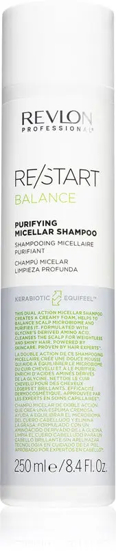 [Revlon professional] Restart Balance Cleansing Shampoo (Purifying Micellar Shampoo) - Volume: 250 ml