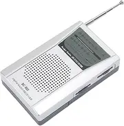 ciciglow AM FM Portable Radio, Transistor Radio 5W Speaker, 2 AA Battery Operated, Long Range Reception, Pocket Radio for Travel, Home Emergencies