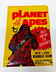 VINTAGE 1967 TOPPS WAX PACK PLANET OF THE APES TRADING CARDS NEW/UNOPENED