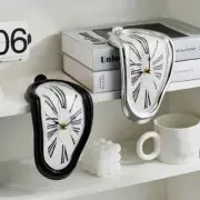 Silent Melting Wall Salvadoran Dali Style Decorative Home Watch Office Shelf New
