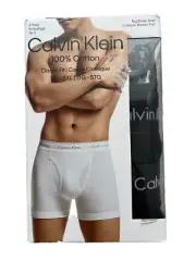 Calvin Klein CK 3-Pack Big Boxer Briefs Black ( 4XL )