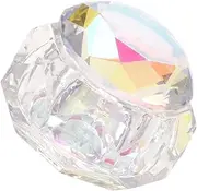 Baluue Crystal Nail Art Dappen Dish Crystal Nail Cup Manicure Liquid Powder Bowl