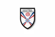 PATCH PATCHES EMBLEM IRON ON GLUE PRINT FLAG world crest assyria