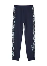 Versace Kids Printed Logo Cotton Sweatpants (8-14 Years) - Navy - 08YR (8 Years) 08YR (8 years)