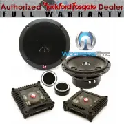 ROCKFORD FOSGATE POWER T1650-S 6.5" COMPONENT SPEAKERS TWEETERS CROSSOVERS NEW
