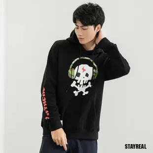 STAYREAL 龐克耳機帽T