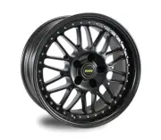 To Suit MAZDA CX-7 WHEELS PACKAGE: 18x8.5 18x9.5 Simmons OM-1 Satin Black and...