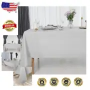 Versatile Linen Tablecloth 60 x 120 - Perfect for Dining, Weddings, and Holidays