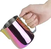 Sauce Boat Gravy Warmer Stainless Steel Coffee Pot Milk Frothing Cup Jug Cream Making Pot Coffee Latte Mold Suitable for Coffee Shop Home Office Gravy Bowl Milk Container (Color : A)