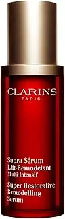 Clarins Super Restorative Remodelling Anti-Aging Serum For Mature Skin Weakened By Hormonal Changes | Replenishes, Illuminates and Helps Visibly Define Facial Contours