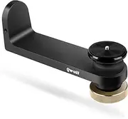 Qwall Projector Ceiling and Wall Mount, Full Motion, Pitch Angle ±20°, 360° Rotation, 5kg Capacity, Standard 1/4 inch Screw for Projectors