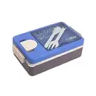 1100ml Bento Box with Fork Spoon Hold Dishes Adults Kids Lunch Bento Storage Box