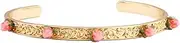 [EBCJIAMS] Adjustable Bracelet with Enamel Flowers Bracelets and Bangles