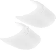 [GLSTOY] 20pcs Hat Brim Inserts for Lightweight Visor Liners for Baseball Caps Hat Accessories for and Everyday Use White