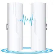 Wireless Bridge,5.8GHz WiFi Bridge Point to Point Outdoor CPE, 3KM Long Range...