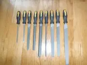 WARRENSVILLE FILE 9 PIECE SET W / ERGONOMIC HANDLES NEW