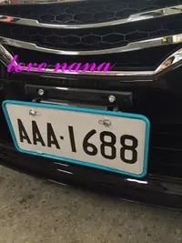 在飛比找Yahoo!奇摩拍賣優惠-[[娜娜汽車]] 車用 通用 車牌墊高架 可調角度