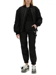[Off-White] Off-White-Nylon Bomber Jacket-Donna 40