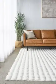 Bubble Washable Detail Textured Rug Floor Carpet Mat Modern Design *Free Post