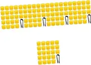 Gatuida 5sets Rim Center Caps Wheel Hub Caps for Car Fashionable and Quick Installation Clip 40pcs*5